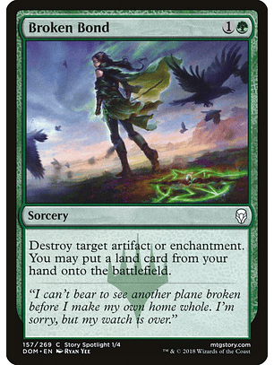 Broken Bond | Español | NM | DOM