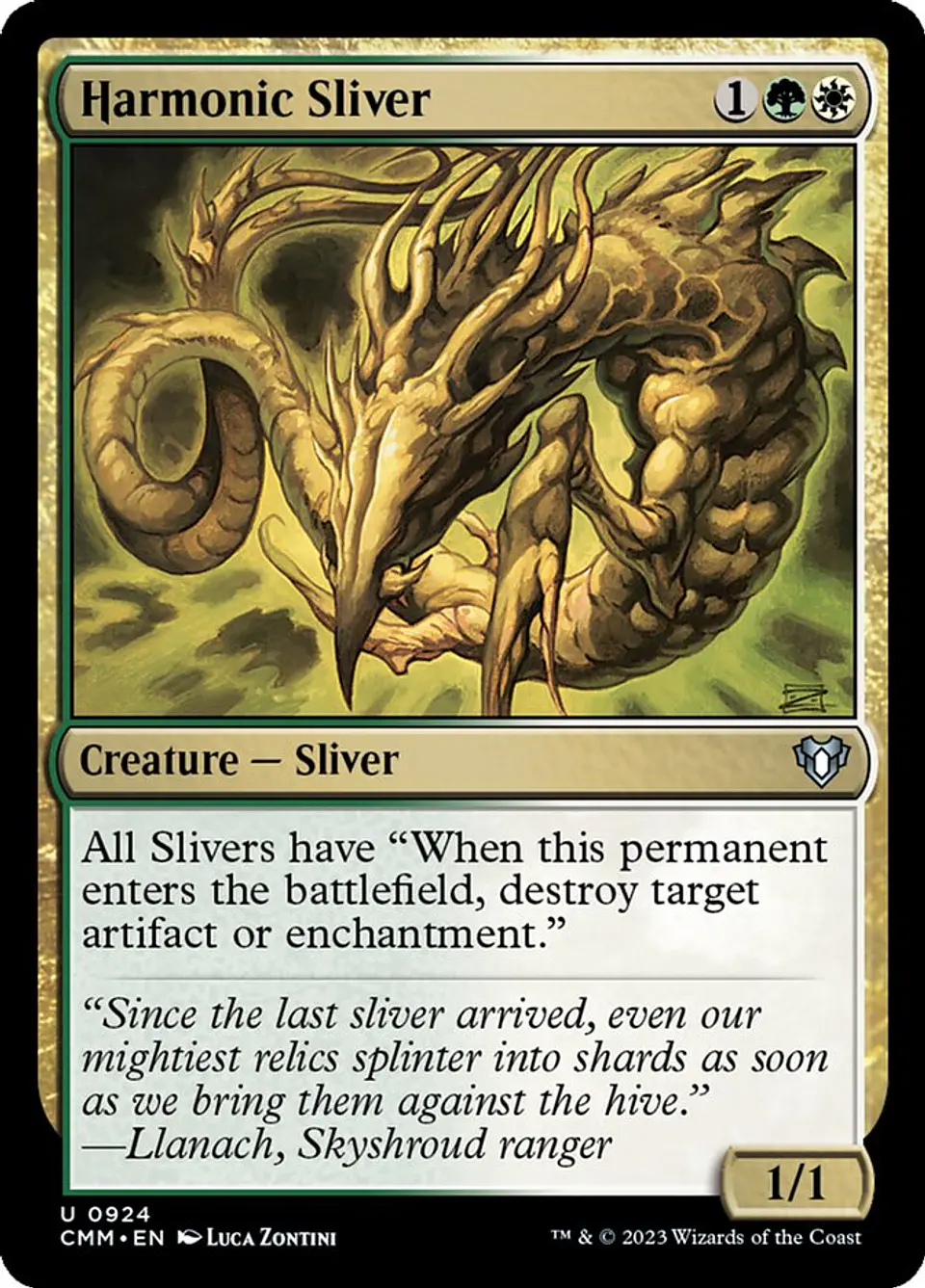 Harmonic Sliver | Inglés | NM | CMM 1