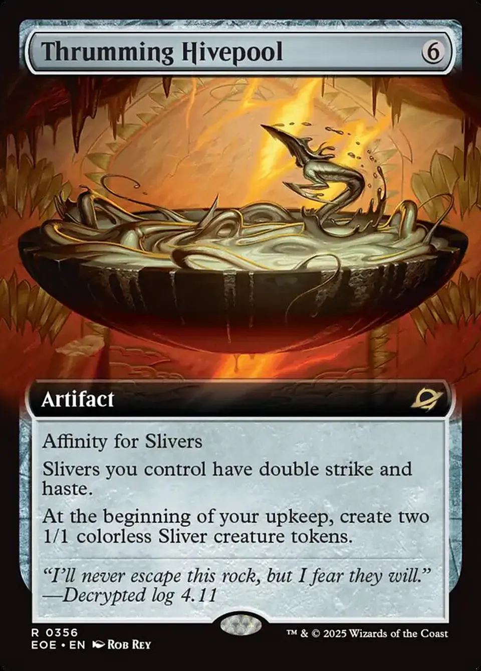 Thrumming Hivepool (Extended Art foil) | Inglés | NM | EOE 1