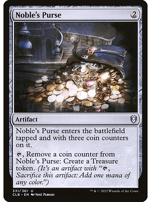 Noble's Purse | Inglés | NM | CLB