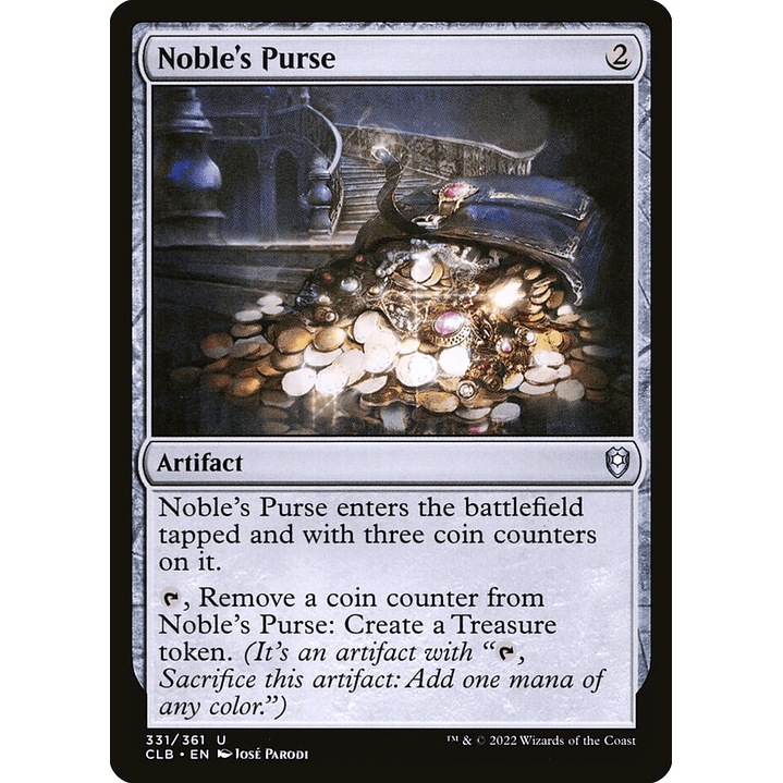 Noble's Purse | Inglés | NM | CLB 1