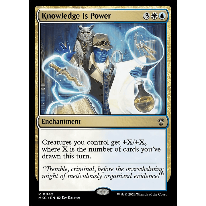 Knowledge Is Power | Inglés | NM | MKC 1