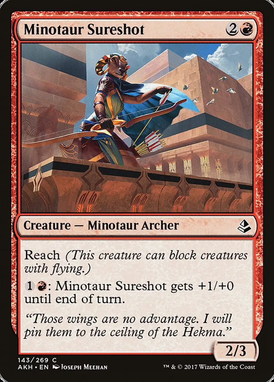 Minotaur Sureshot | Español | NM | AKH 1