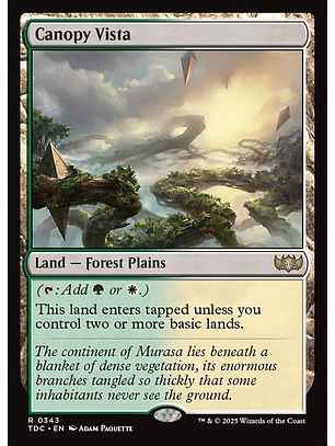 Canopy Vista | Inglés | NM | TDC