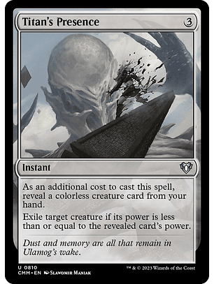 Titan's Presence | Inglés | NM | CMM