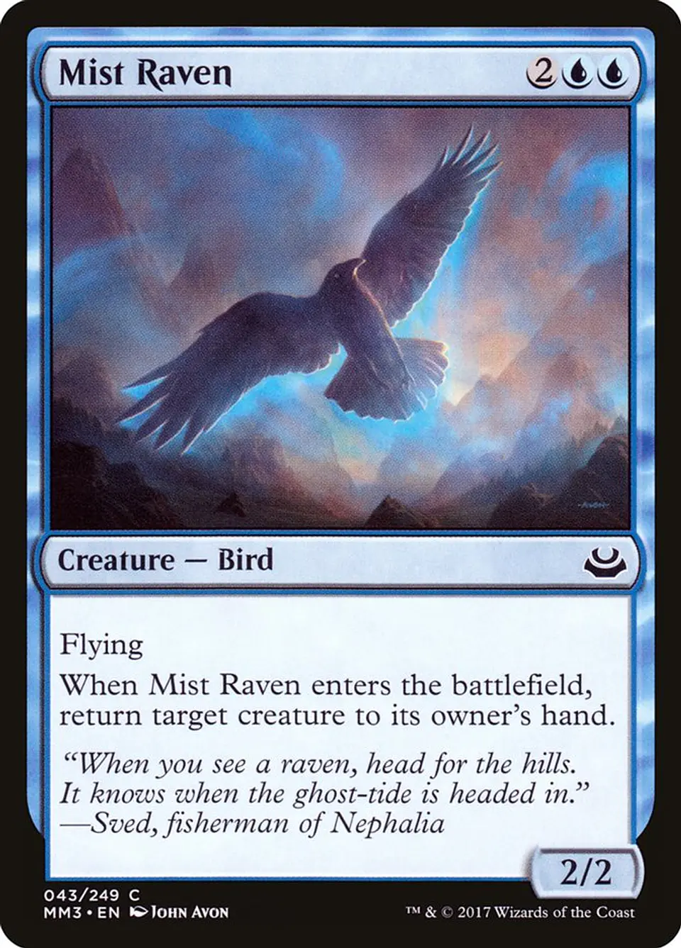 Mist Raven | Inglés | NM | MM3 1