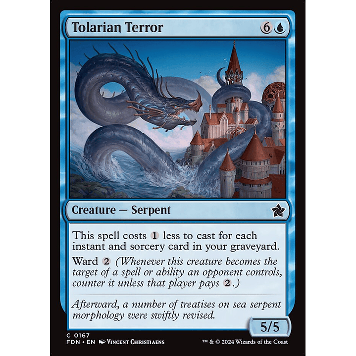 Tolarian Terror | Español | NM | FDN 1