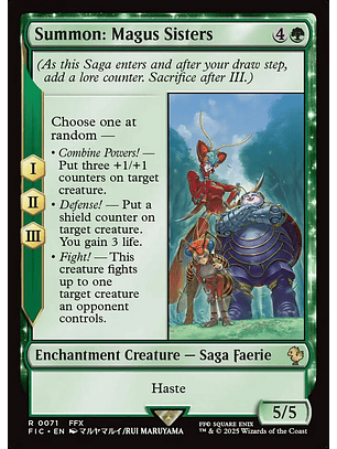 Summon: Magus Sisters (Surge foil) | Inglés | NM | FIC