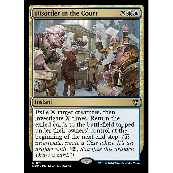 Disorder in the Court | Inglés | NM | MKC 1