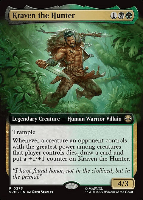 Kraven the Hunter (Extended Art foil) | Inglés | NM | SPM