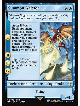 Summon: Valefor (Surge foil) | Inglés | NM | FIC