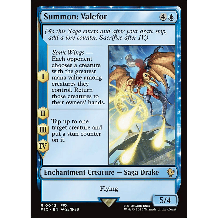 Summon: Valefor (Surge foil) | Inglés | NM | FIC 1