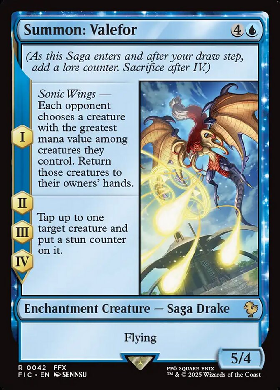 Summon: Valefor (Surge foil) | Inglés | NM | FIC 1