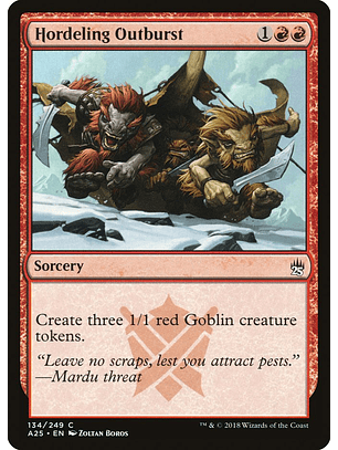 Hordeling Outburst | Inglés | NM | A25