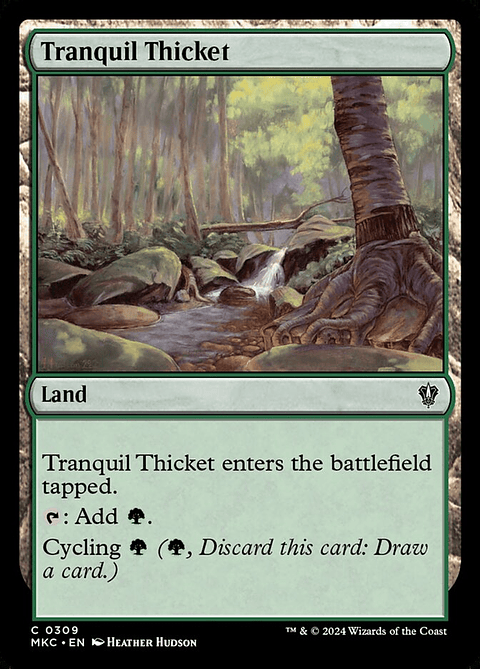 Tranquil Thicket | Inglés | NM | MKC