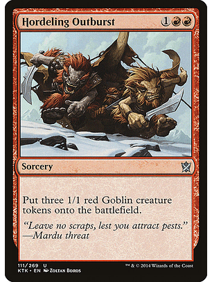 Hordeling Outburst | Inglés | NM | KTK