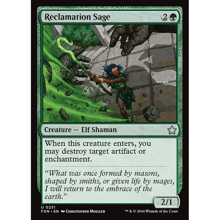 Reclamation Sage | Español | NM | FDN 1