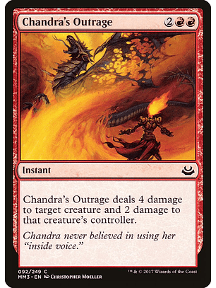 Chandra's Outrage | Inglés | NM | MM3