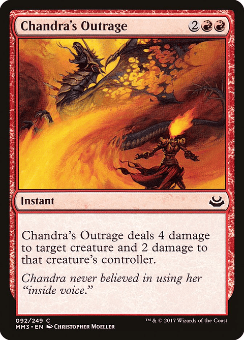Chandra's Outrage | Inglés | NM | MM3