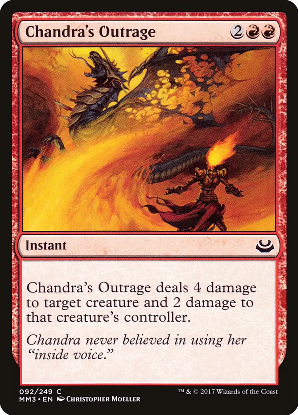 Chandra's Outrage | Inglés | NM | MM3 1
