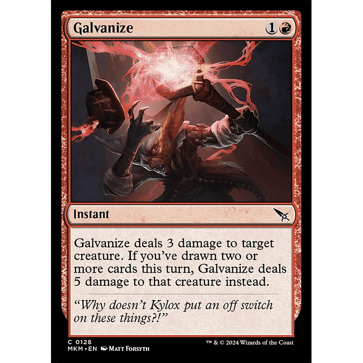 Galvanize | Español | NM | MKM 1