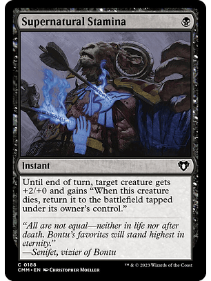 Supernatural Stamina | Inglés | NM | CMM
