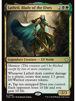 Lathril, Blade of the Elves | Español | NM | FDN