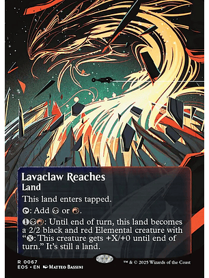 Lavaclaw Reaches (Borderless) | Inglés | NM | EOS