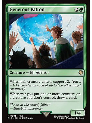 Generous Patron (Surge foil) | Inglés | NM | FIC
