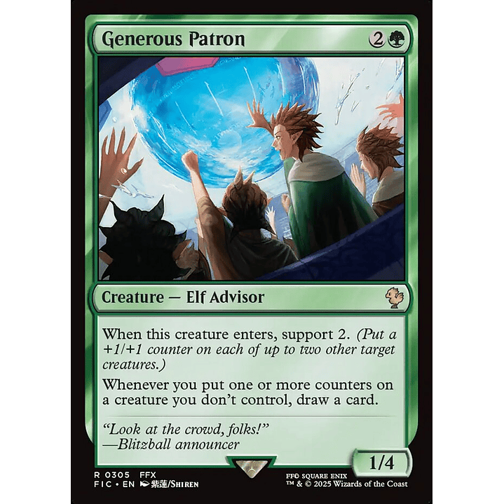 Generous Patron (Surge foil) | Inglés | NM | FIC 1