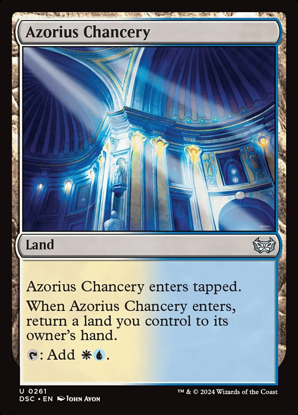 Azorius Chancery | Inglés | NM | DSC 1