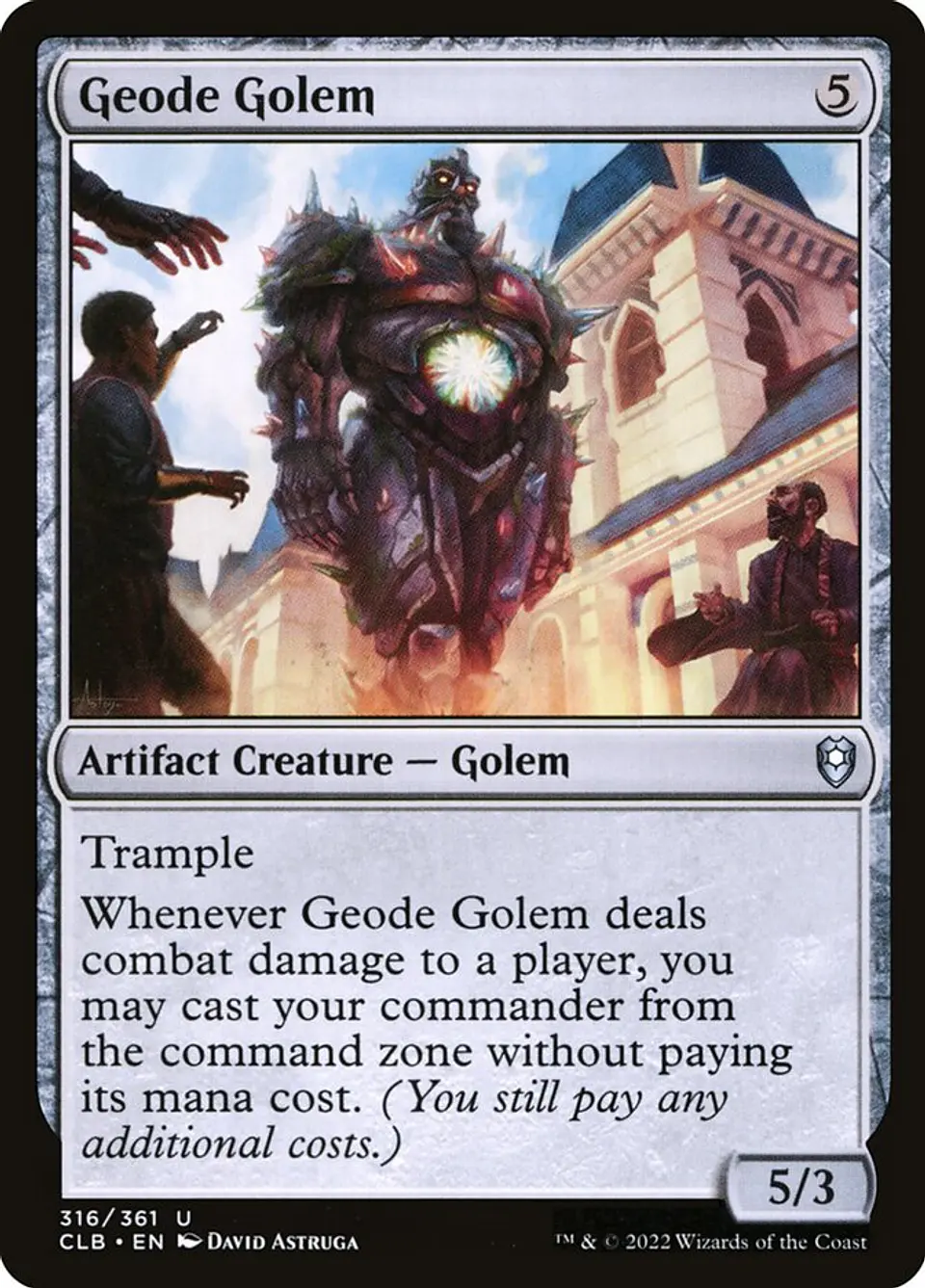 Geode Golem | Inglés | NM | CLB 1