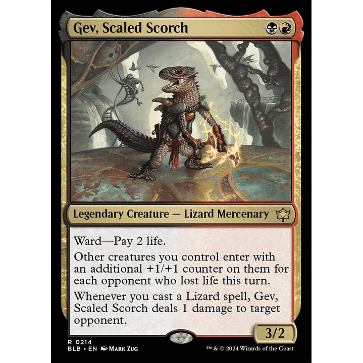 Gev, Scaled Scorch | Inglés | NM | BLB 1