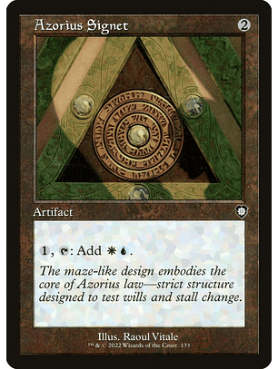 Azorius Signet (Retro Frame) | Inglés | NM | BRC