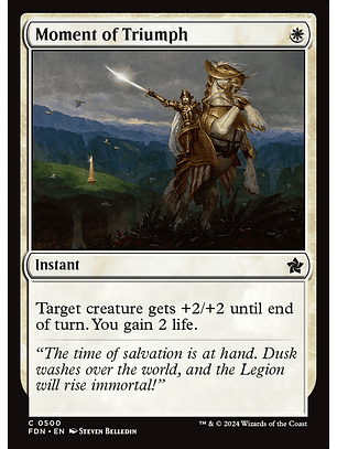 Moment of Triumph | Español | NM | FDN