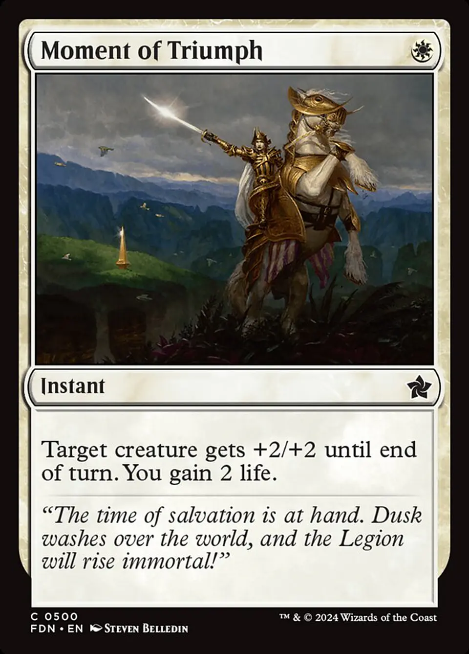 Moment of Triumph | Español | NM | FDN 1