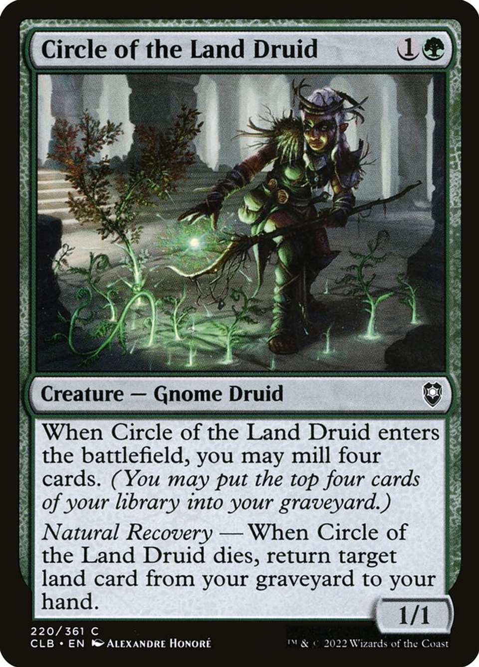 Circle of the Land Druid | Inglés | NM | CLB 1