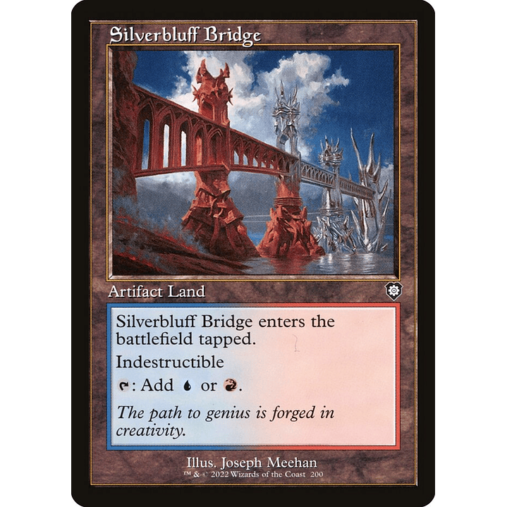 Silverbluff Bridge (Retro Frame) | Inglés | NM | BRC 1