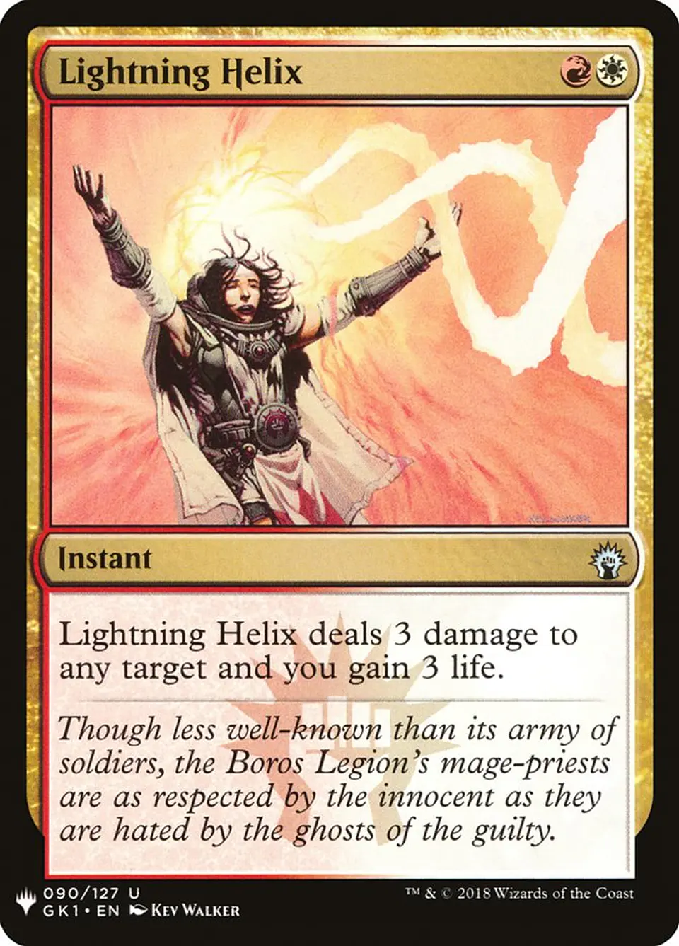 Lightning Helix | Inglés | NM | PLST 1