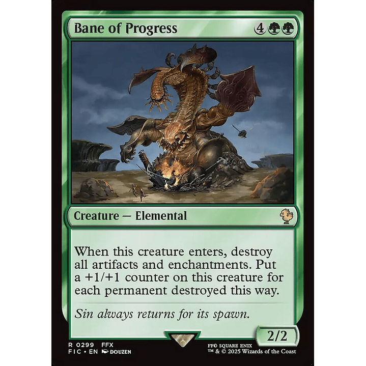 Bane of Progress (Surge foil) | Inglés | NM | FIC 1