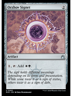 Orzhov Signet | Inglés | NM | RVR