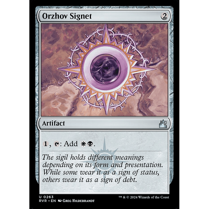Orzhov Signet | Inglés | NM | RVR 1