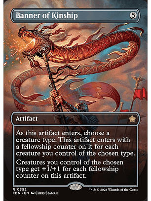 Banner of Kinship (Borderless) | Inglés | NM | FDN