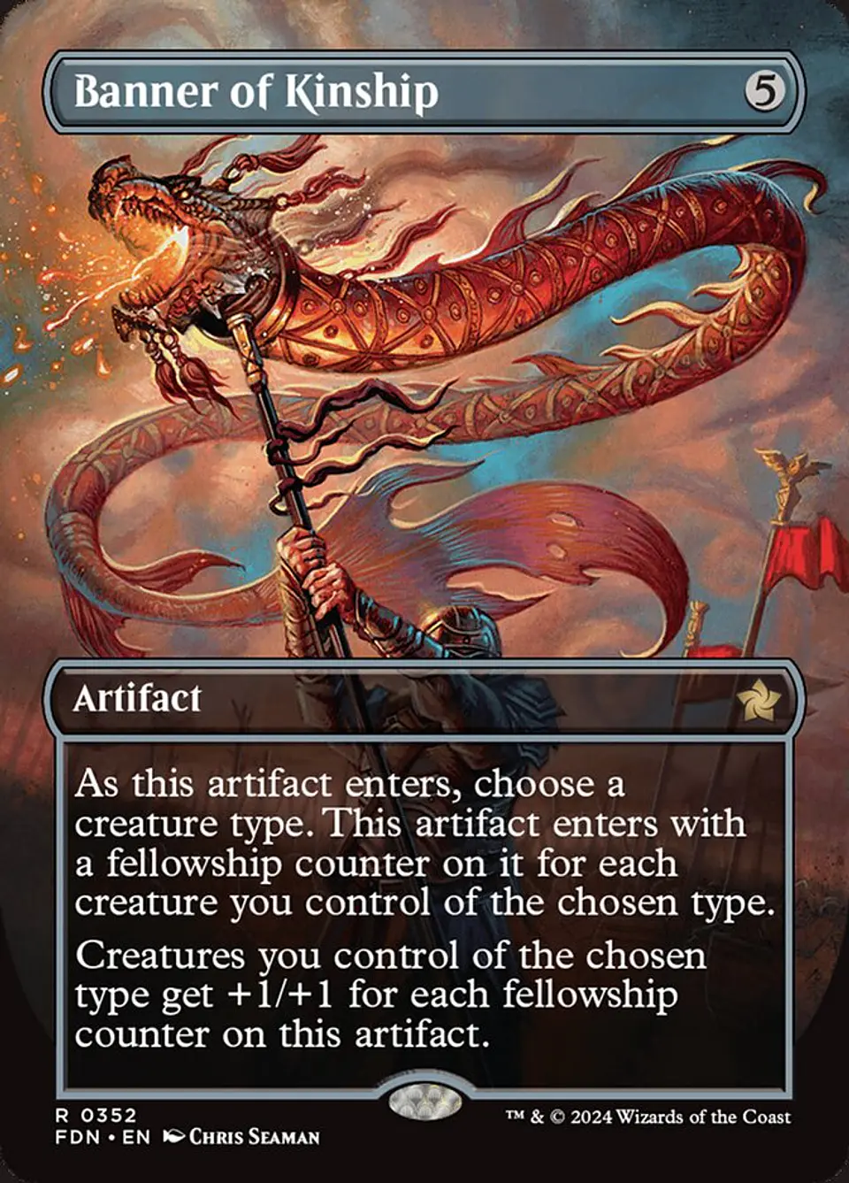 Banner of Kinship (Borderless) | Inglés | NM | FDN 1