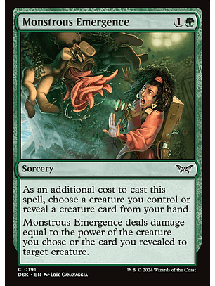 Monstrous Emergence | Inglés | NM | DSK