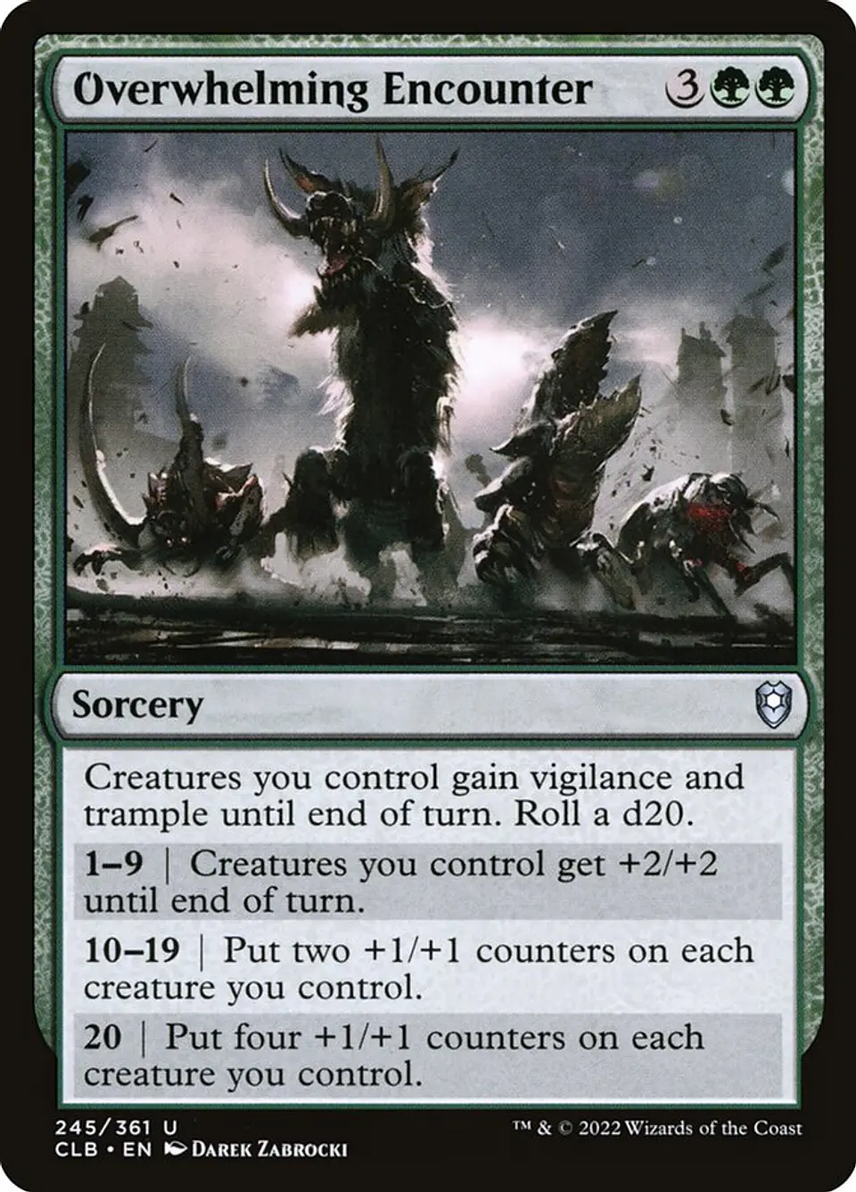 Overwhelming Encounter | Inglés | NM | CLB 1