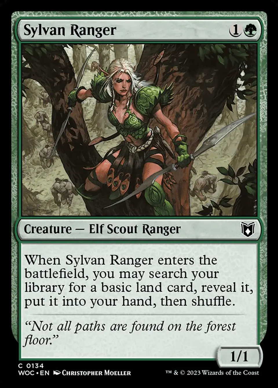 Sylvan Ranger | Inglés | NM | WOC 1