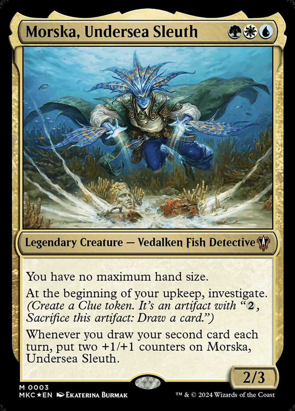 Morska, Undersea Sleuth (foil) | Inglés | NM | MKC 1