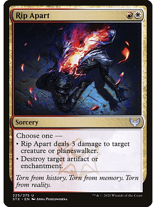 Rip Apart | Inglés | NM | STX