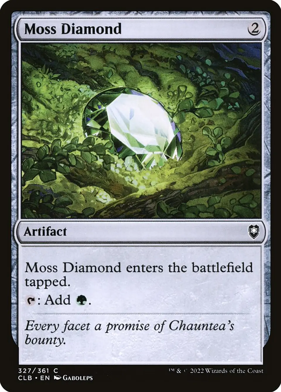 Moss Diamond (foil) | Español | NM | CLB 1